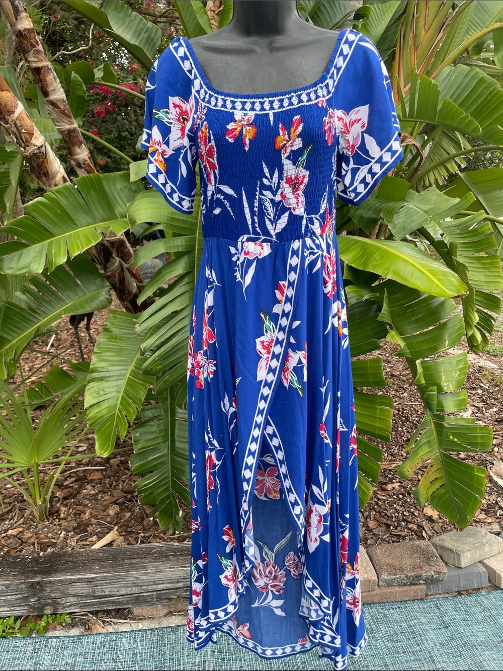 border print floral Hilow dress by jealous tomato